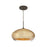 Besa Lighting Brio 14 1 Light Cord Pendant, Bronze/Gold