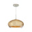 Besa Lighting Brio 14 1 Light LED Cord Pendant, NickelGold