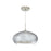 Besa Lighting Brio 14 1 Light Cord Pendant, Satin Nickel/Silver
