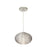 Besa Lighting Pape 12 1 Light Cord Pendant, Satin Nickel/Crystal