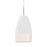 Besa Lighting Abu 12 1 Light LED Pendant, NickelWhite - 1JT-ABU12WH-LED-SN