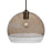 Besa Lighting Ally 12 1 Light Pendant, Bronze/Gray - 1JT-ALLY12SM-BR