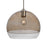 Besa Lighting Ally 12 1 Light Pendant, Satin Nickel/Gray - 1JT-ALLY12SM-SN