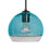 Besa Lighting Ally 8 1 Light Pendant, Bronze/Blue - 1JT-ALLY8BL-BR