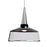 Besa Lighting Baron 10 1 Light LED Pendant, NickelBlack - 1JT-BARON10BK-LED-SN