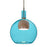 Besa Lighting Benji 1LT LED Cord Pendant, BZ/Blue/Medium - 1JT-BENJIBLMD-LED-BR