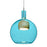 Besa Lighting Benji 1LT LED Cord Pendant, NK/Blue/Natural - 1JT-BENJIBLNA-LED-SN