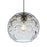 Besa Lighting Bombay 1 Light Cord Pendant, Satin Nickel/Clear - 1JT-BOMYCL-SN