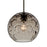 Besa Lighting Bombay 1 Light Cord Pendant, Bronze/Gray - 1JT-BOMYSM-BR