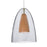 Besa Lighting Dano 1LT LED Cord Pendant, NK/Clear/Medium - 1JT-DANOCLMD-LED-SN