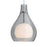 Besa Lighting Elle 11 1 Light LED Pendant, NickelGray - 1JT-ELLE11GY-LED-SN