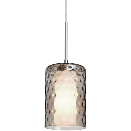 Besa Lighting Esa 1 Light Cord Pendant, Satin Nickel/Gray - 1JT-ESASM-SN