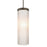 Besa Lighting Friz 1LT LED Cord Pendant, Bronze/White Linen - 1JT-FRIZLN-LED-BR