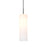 Besa Lighting Friz 1 Light Cord Pendant, Black/Opal Glossy - 1JT-FRIZOG-BK