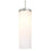 Besa Lighting Friz 1 Light LED Cord Pendant, NickelOpal - 1JT-FRIZOG-LED-SN