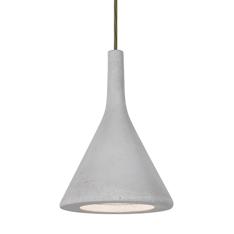 Besa Lighting Gala 1 Light LED Pendant, Bronze/Gray