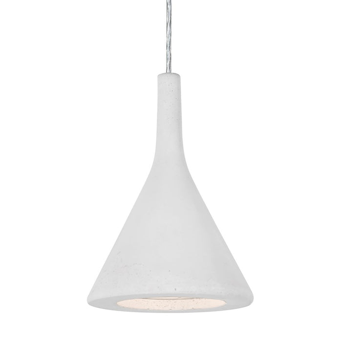 Besa Lighting Gala 1 Light LED Pendant, Satin Nickel/White - 1JT-GALAWH-LED-SN