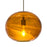 Besa Lighting Geno 1 Light LED Cord Pendant, Bronze/Beige - 1JT-GENOAM-EDIL-BR