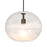 Besa Lighting Geno 1 Light Cord Pendant, Black/Clear - 1JT-GENOCL-BK