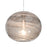 Besa Lighting Geno 1 Light Cord Pendant, Satin Nickel/Gray - 1JT-GENOSM-SN