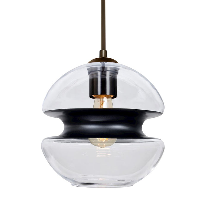 Besa Lighting Hula 8 1LT LED Cord Pendant, Bronze/Black - 1JT-HULA8BK-EDIL-BR