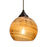 Besa Lighting Jilly 1 Light Pendant, Bronze/Beige - 1JT-JILLYAM-BR