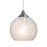 Besa Lighting Jilly 1 Light Pendant, Satin Nickel/Clear - 1JT-JILLYCL-SN