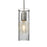 Besa Lighting Juni 10 1 Light Cord Pendant, Satin Nickel/Clear - 1JT-JUNI10CL-SN