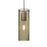 Besa Lighting Juni 10 1 Light Cord Pendant, Satin Nickel/Beige - 1JT-JUNI10LT-SN