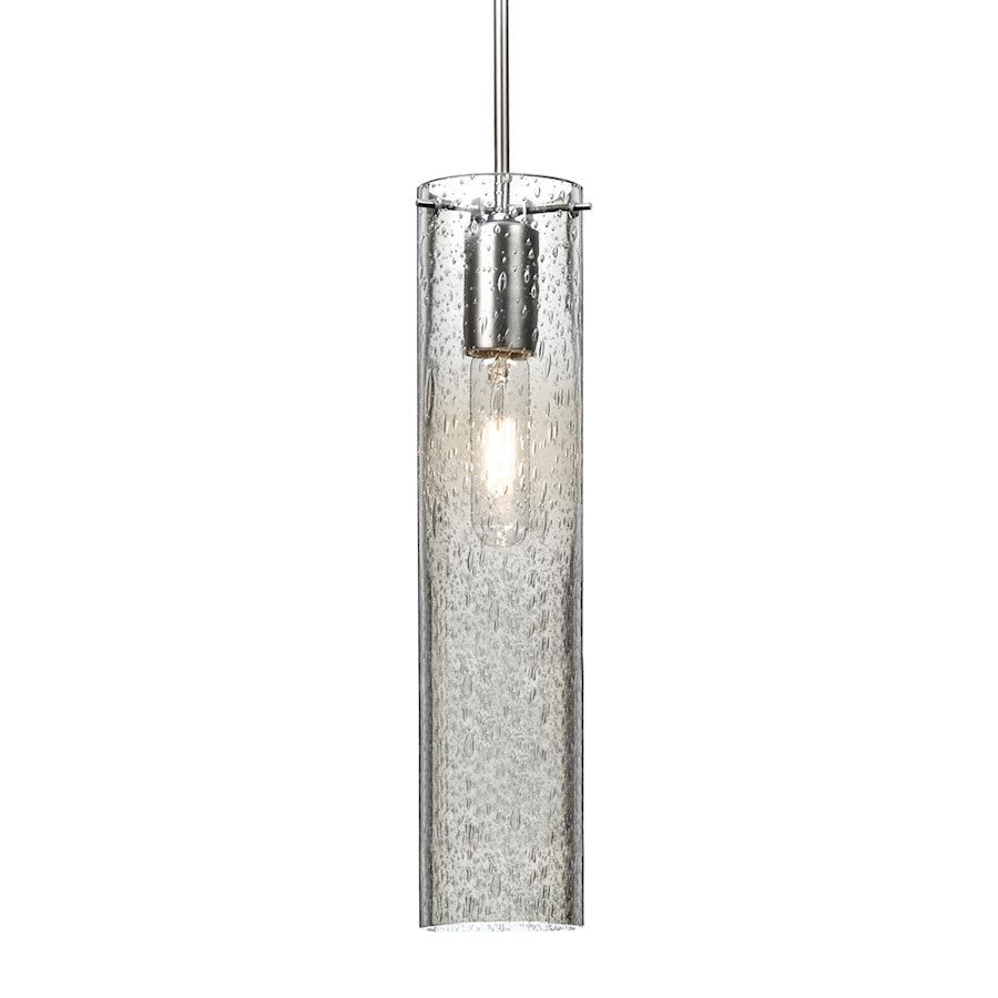 Besa Lighting Juni 16 1 Light Cord Pendant, Satin Nickel/Clear - 1JT-JUNI16CL-SN