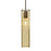 Besa Lighting Juni 16 1 Light Cord Pendant, Bronze/Gold - 1JT-JUNI16GD-BR