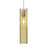 Besa Lighting Juni 16 1 Light Cord Pendant, Satin Nickel/Gold - 1JT-JUNI16GD-SN