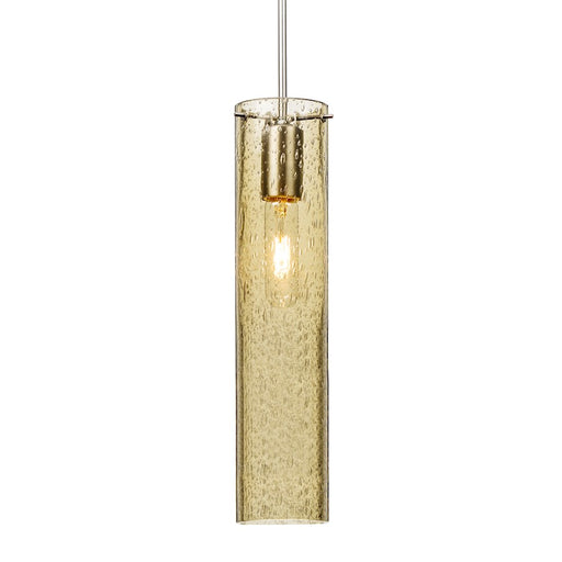 Besa Lighting Juni 16 1 Light Cord Pendant, Satin Nickel/Gold - 1JT-JUNI16GD-SN