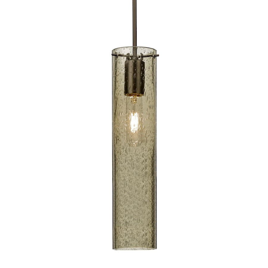 Besa Lighting Juni 16 1 Light Cord Pendant, Bronze/Beige - 1JT-JUNI16LT-BR