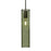 Besa Lighting Juni 16 1 Light Cord Pendant, Bronze/Green - 1JT-JUNI16MS-BR