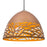 Besa Lighting Kiev 1 Light LED Cord Pendant, NickelCopper - 1JT-KIEVCP-LED-SN