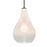 Besa Lighting Leon NWC 1 Light Cord Pendant, Bronze/White - 1JT-LEONWC-BR