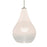 Besa Lighting Leon 1LT LED Cord Pendant, Nickel/White/Clear - 1JT-LEONWC-LED-SN