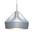 Besa Lighting Lotus 1 Light Cord Pendant, Satin Nickel/Silver - 1JT-LOTUS-SN