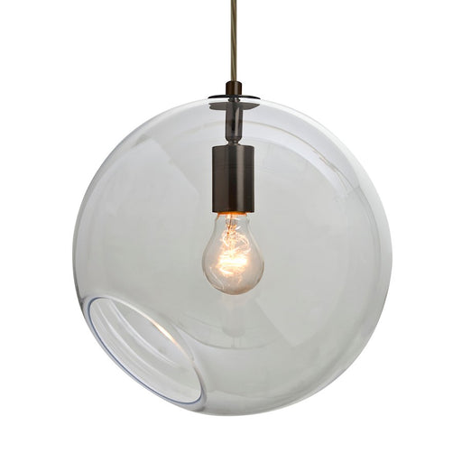 Besa Lighting Maestro 12 1 Light Pendant, Bronze/Clear - 1JT-MAESTRO12CL-BR