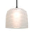 Besa Lighting Mitzi 10 1 Light Cord Pendant, Black/White - 1JT-MITZI10FR-BK