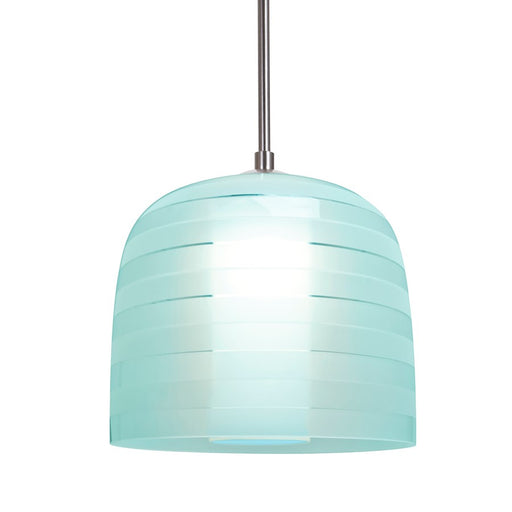 Besa Lighting Mitzi 7 1LT LED Cord Pendant, Nickel/Blue - 1JT-MITZI7CY-LED-SN