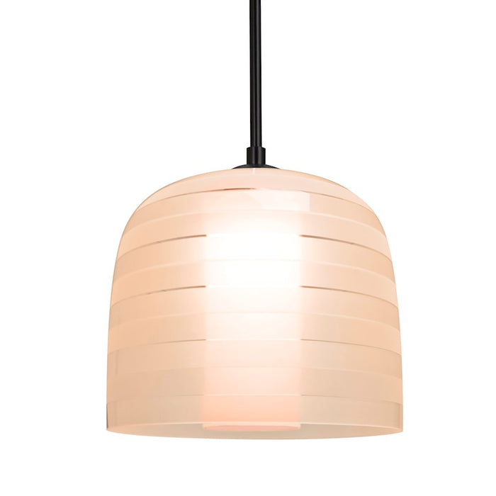 Besa Lighting Mitzi 7 1LT Cord Pendant, Black/Pink/Red/Salmon - 1JT-MITZI7SA-BK