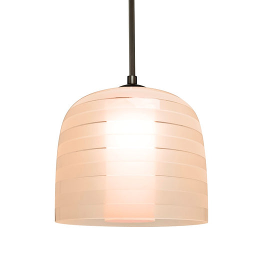 Besa Lighting Mitzi 7 1LT LED Cord Pendant, BZ/PK/RD - 1JT-MITZI7SA-LED-BR