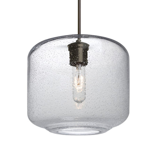 Besa Lighting Niles 10 1 Light Cord Pendant, Bronze/Clear - 1JT-NILES10CL-BR