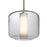 Besa Lighting Niles 10 1LT Cord Pendant, Bronze/Clear/Opal - 1JT-NILES10CO-BR