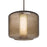 Besa Lighting Niles 10 1 Light Cord Pendant, Bronze/Gray/Opal - 1JT-NILES10SO-BR