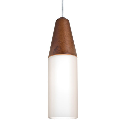 Besa Lighting Nini 1 Light Cord Pendant, NickelWhite/Medium - 1JT-NINIMD-SN