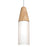 Besa Lighting Nini 1LT LED Cord Pendant, NK/WH/Natural - 1JT-NININA-LED-SN