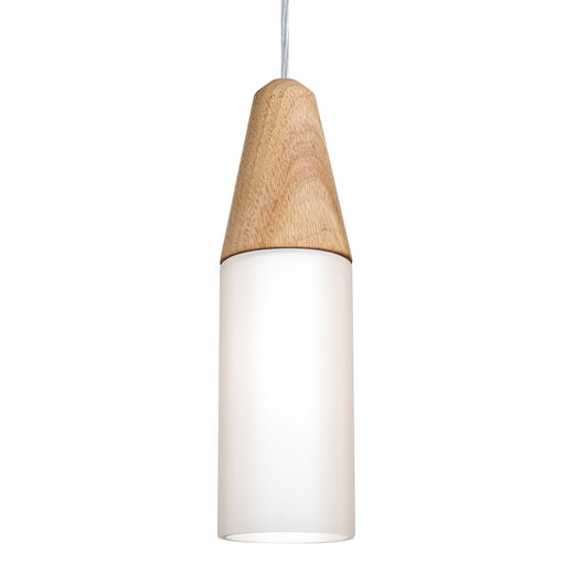 Besa Lighting Nini 1LT LED Cord Pendant, NK/WH/Natural - 1JT-NININA-LED-SN